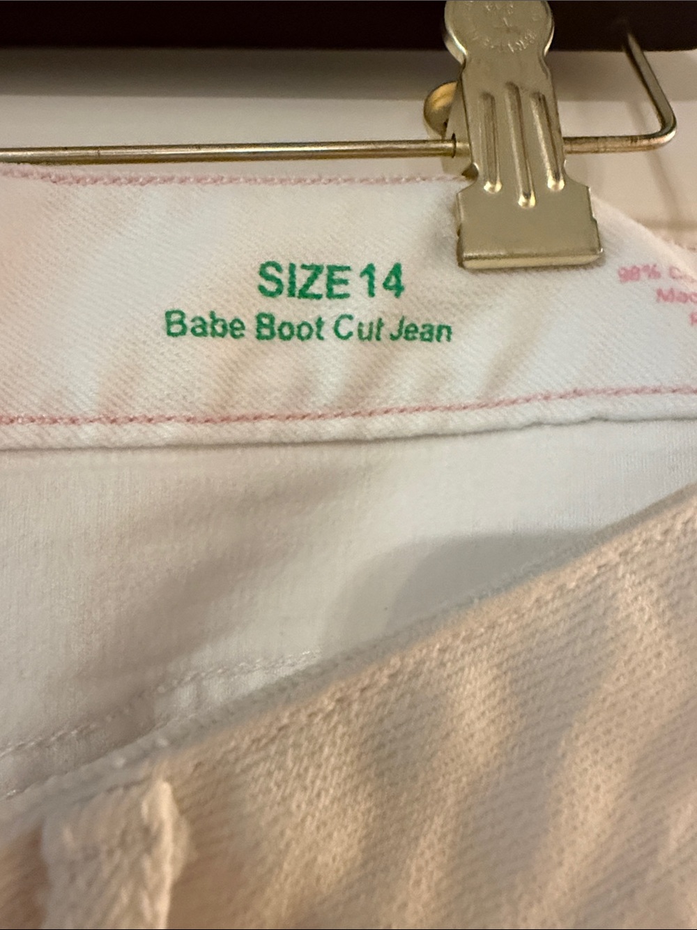 Lilly Pulitzer Babe bootcut jeans 14 - Picture 2 of 5